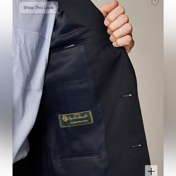 J Crew x Loro Piana NWT Kenmare Relaxed-fit Suit Jacket in Italian Wool Sz 46L - Picture 5 of 15